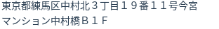 住所(登記所在地)