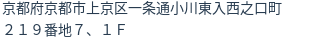住所(登記所在地)