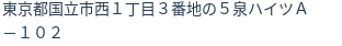住所（登記所在地）