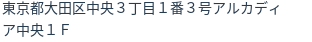 住所(登記所在地)