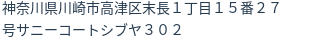 住所（登記所在地）