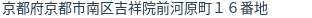 住所(登記所在地)