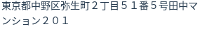 住所(登記所在地)