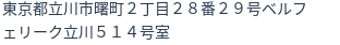 住所（登記所在地）