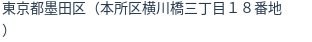 住所(登記所在地)
