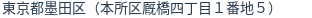 住所（登記所在地）
