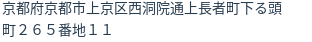 住所(登記所在地)