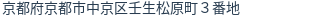 住所（登記所在地）