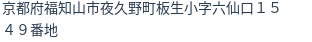 住所(登記所在地)