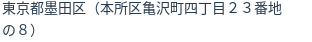 住所(登記所在地)
