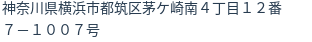 住所(登記所在地)