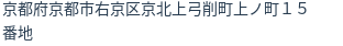 住所(登記所在地)