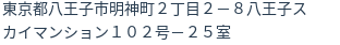 住所（登記所在地）
