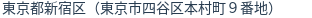 住所(登記所在地)