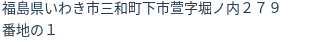 住所(登記所在地)