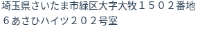 住所（登記所在地）