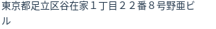 住所（登記所在地）