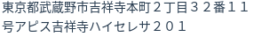 住所（登記所在地）