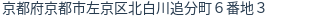 住所（登記所在地）