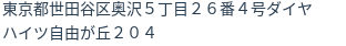住所（登記所在地）