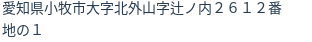 住所(登記所在地)