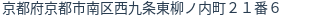 住所(登記所在地)