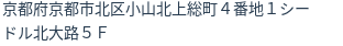 住所（登記所在地）