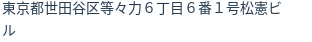 住所（登記所在地）
