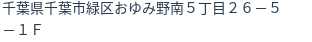 住所（登記所在地）