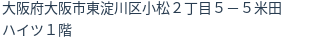 住所(登記所在地)