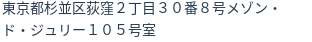 住所(登記所在地)