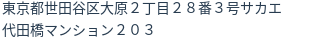 住所(登記所在地)
