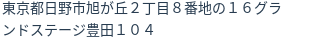 住所(登記所在地)