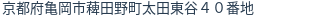 住所（登記所在地）