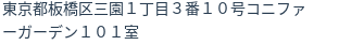 住所(登記所在地)