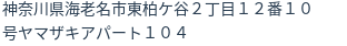 住所(登記所在地)