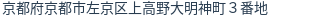 住所（登記所在地）