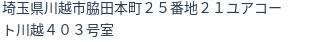 住所(登記所在地)