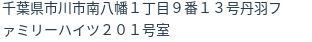 住所(登記所在地)