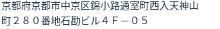 住所（登記所在地）