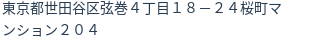 住所（登記所在地）