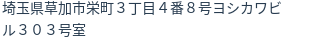 住所(登記所在地)