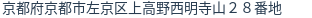 住所(登記所在地)