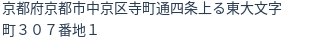 住所(登記所在地)