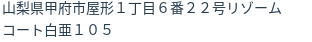 住所(登記所在地)