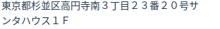 住所(登記所在地)