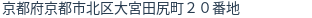 住所（登記所在地）