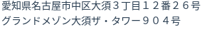 住所(登記所在地)