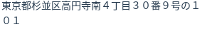 住所(登記所在地)