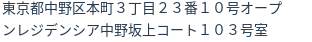住所(登記所在地)